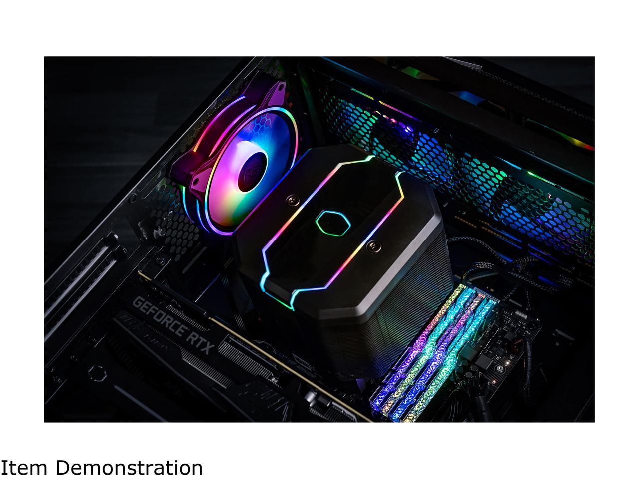 Cooler Master Masterfan Mf120 Halo Duo-Ring Addressable Rgb Lighting 120Mm 3 Pack W/ 24