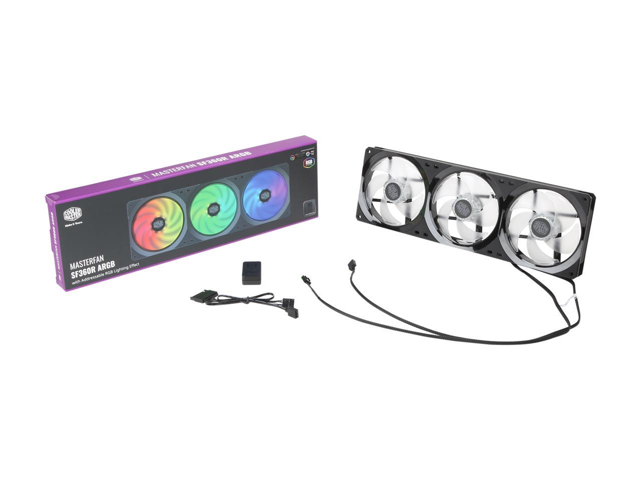 Cooler Master Masterfan Sf360R Argb 360Mm Square Frame Fan