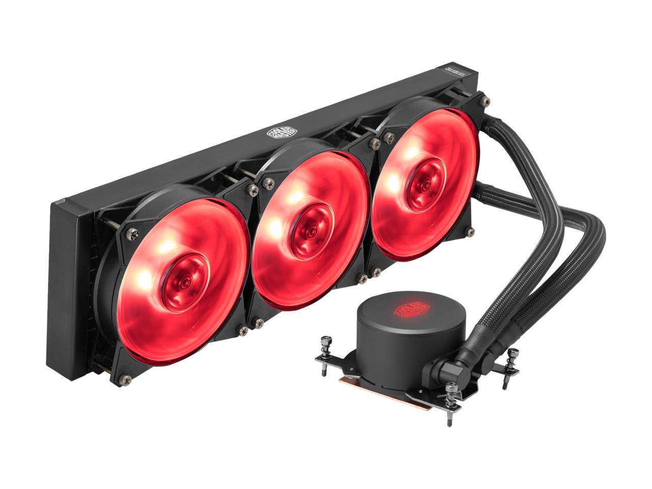 Cooler Master Masterliquid Ml360 Rgb Thread Ripper Tr4 Edition Close-Loop Cpu Liquid Cooler, 360Mm