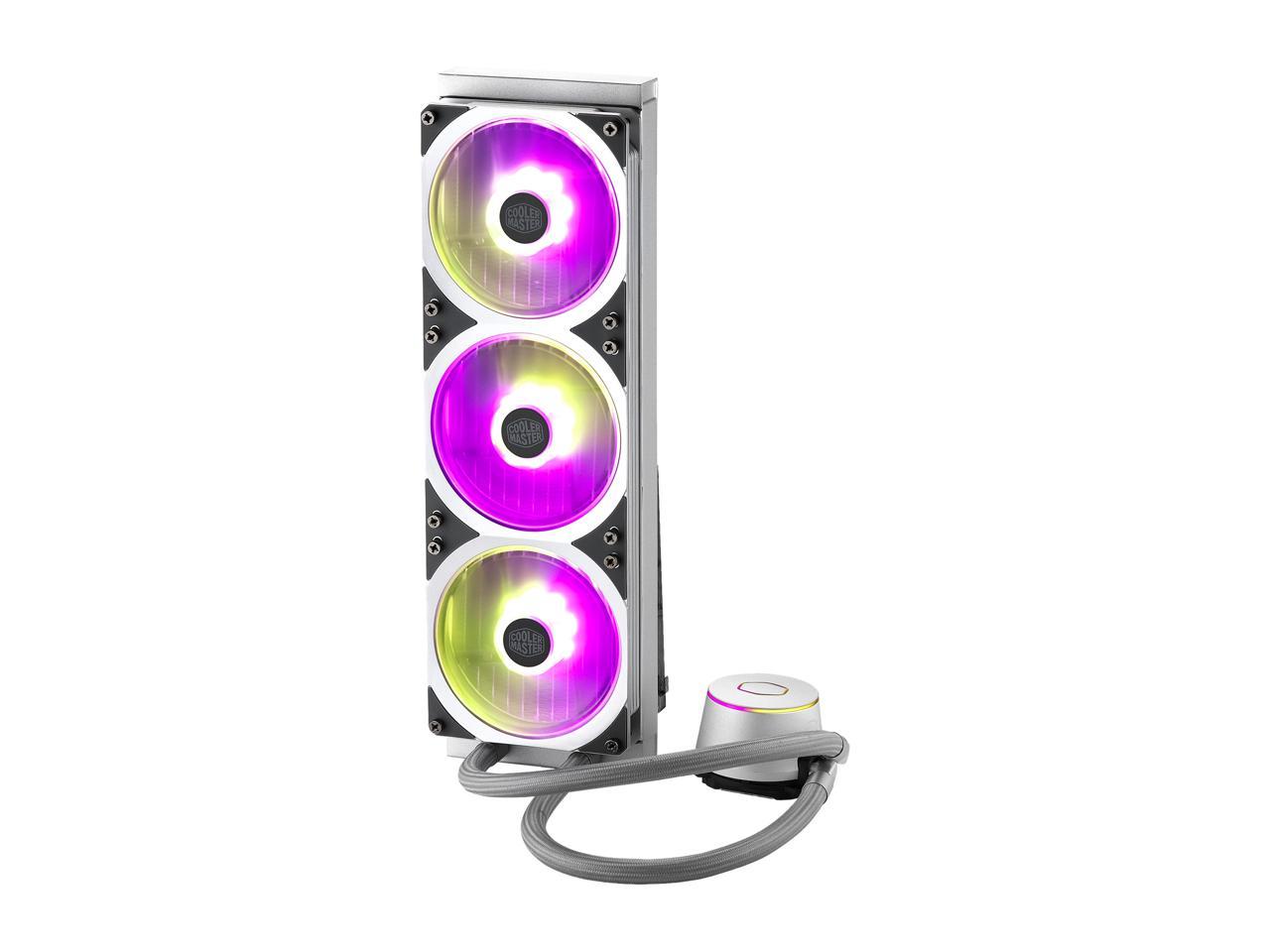 Cooler Master Masterliquid Ml360P Silver Edition Argb Close-Loop Aio Cpu Liquid Cooler, 360