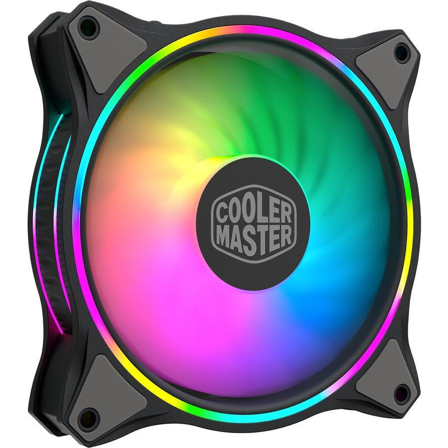 Cooler Master Masterfan Mf120 Halo Duo-Ring Addressable Rgb Lighting 120Mm 3 Pack W/ 24