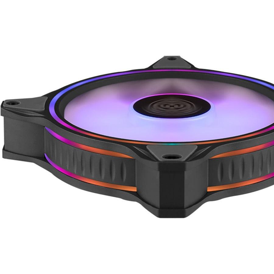 Cooler Master Masterfan Mf120 Halo Duo-Ring Addressable Rgb Lighting 120Mm 3 Pack W/ 24