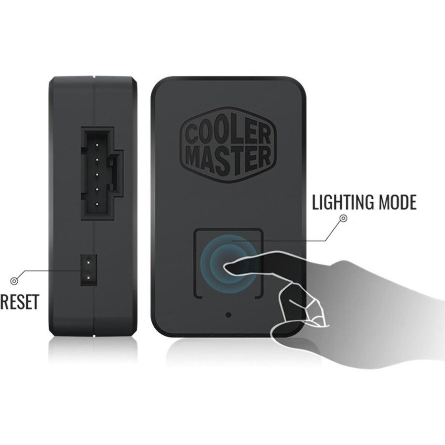 Cooler Master Masterfan Mf120 Halo Duo-Ring Addressable Rgb Lighting 120Mm 3 Pack W/ 24