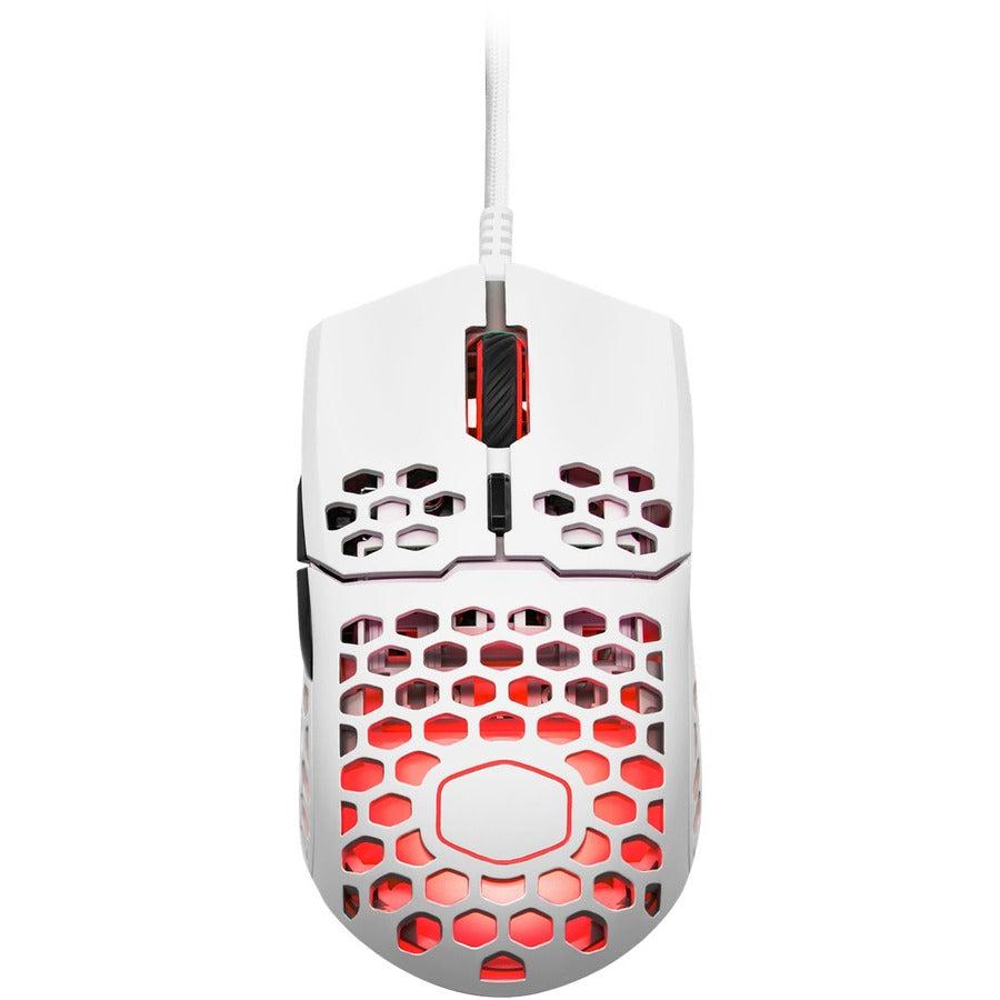 Cooler Master Mm-711-Wwol1 Mm711 Rgb-Led Lightweight 60G Wired Gaming Mouse - Matte White