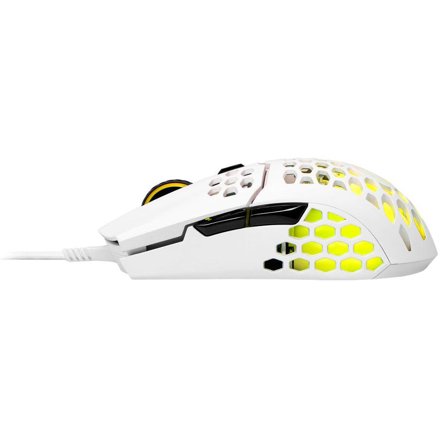 Cooler Master Mm-711-Wwol1 Mm711 Rgb-Led Lightweight 60G Wired Gaming Mouse - Matte White