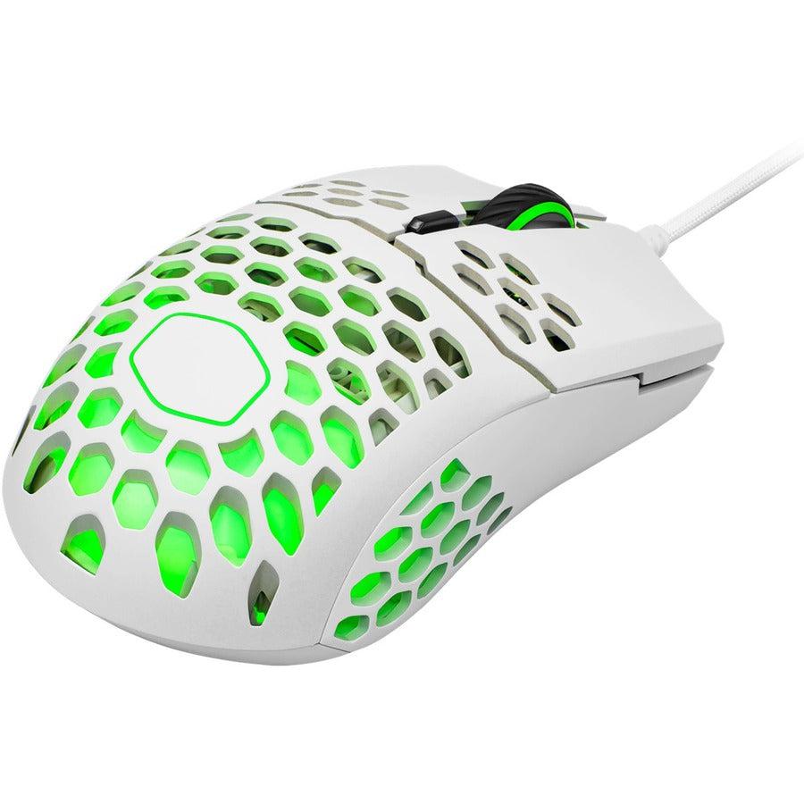 Cooler Master Mm-711-Wwol1 Mm711 Rgb-Led Lightweight 60G Wired Gaming Mouse - Matte White