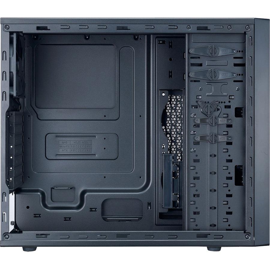 Cooler Master N400 No Power Supply Atx Mid Tower (Midnight Black)