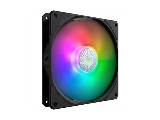 Cooler Master Sickleflow 140 V2 Addressable Rgb Square Frame Fan, Individually Customizable Leds,