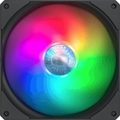 Cooler Master Sickleflow 140 V2 Addressable Rgb Square Frame Fan, Individually Customizable Leds,