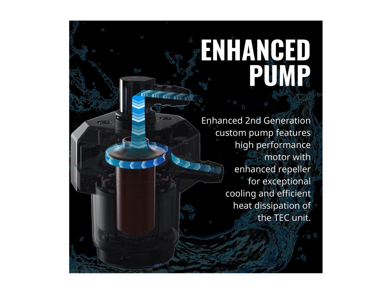 Coolermaster Masterliquid Ml360 Sub-Zero, Thermoelectric Cooling (Tec) Aio Cpu Liquid Cooler Powered