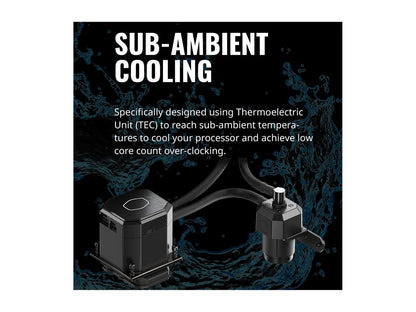 Coolermaster Masterliquid Ml360 Sub-Zero, Thermoelectric Cooling (Tec) Aio Cpu Liquid Cooler Powered