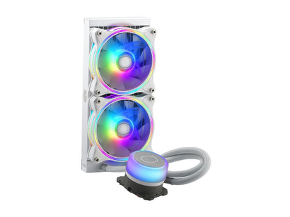 Coolermaster Masterliquid Ml240 Illusion, Translucent Dome, 3Rd Gen Dual Chamber Pump, 240 Radiator, Mlx-D24M-A18Pw-R1