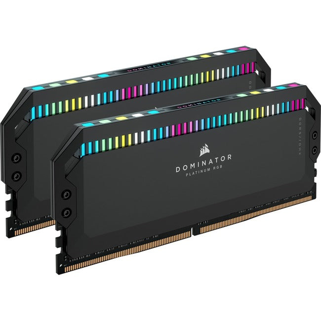 VENGEANCE® RGB 32GB (2x16GB) DDR5 DRAM 6600MHz C32 Memory Kit — Black