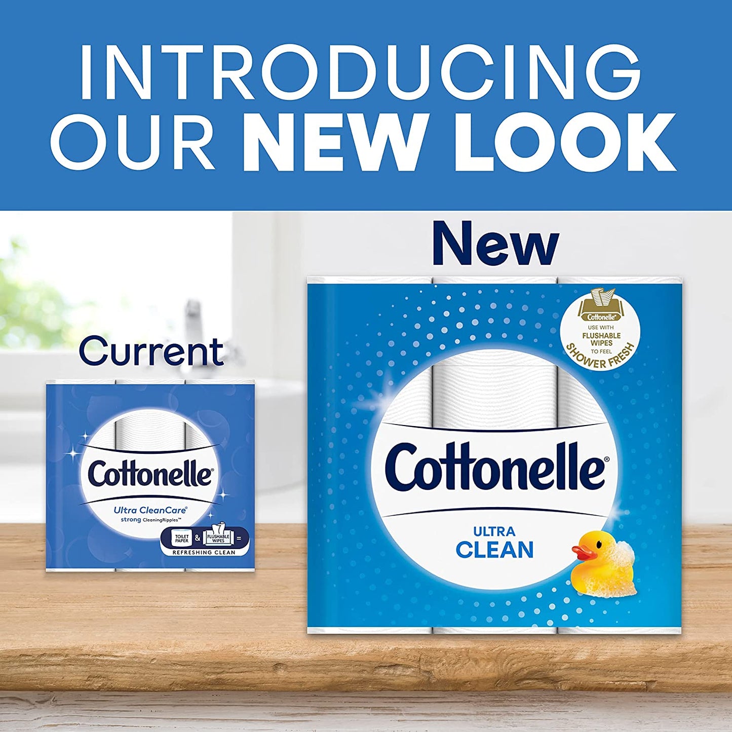 Cottonelle Ultra Clean With Active Cleaningripples Texture, Strong Bath Tissue, 24 Family Mega Rolls