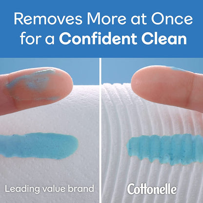 Cottonelle Ultra Clean With Active Cleaningripples Texture, Strong Bath Tissue, 24 Family Mega Rolls