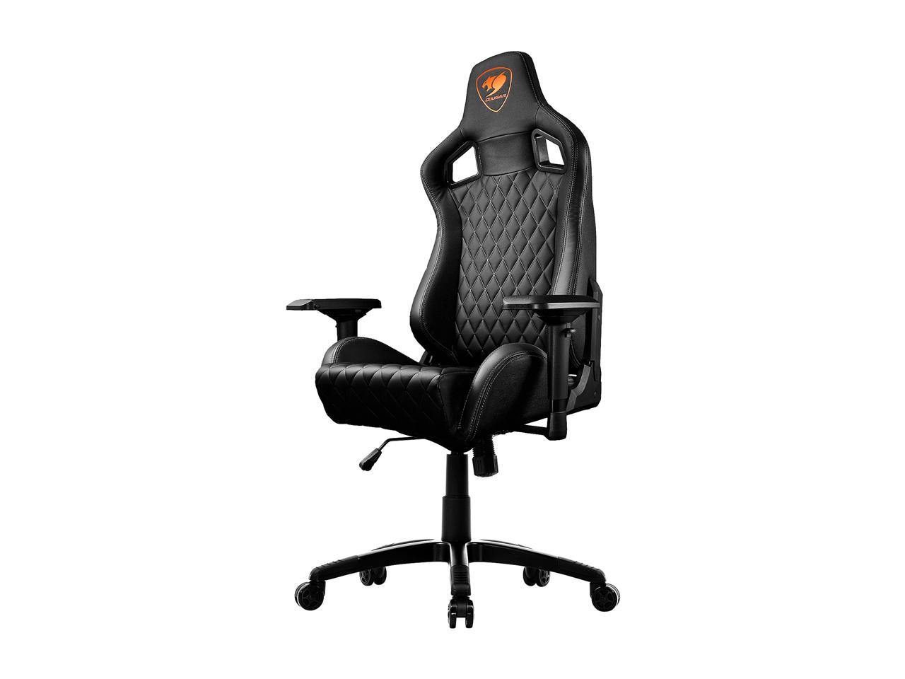 Cougar Armor S (Black) Luxury Gaming Chair With Breathable Premium Pvc Leather And Body-Embracing High Back Design