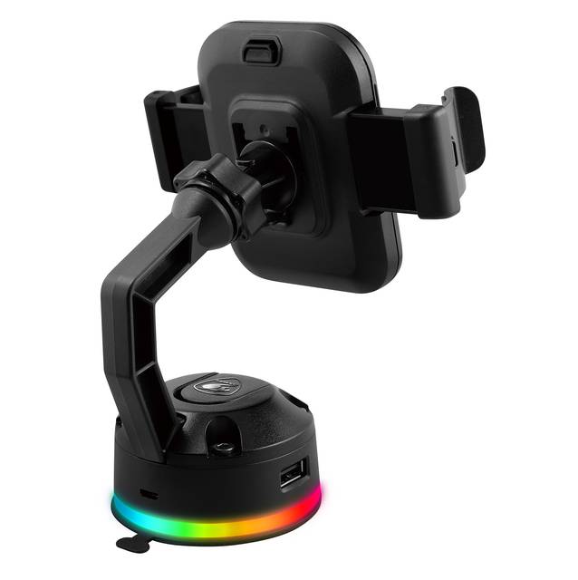 Cougar Bunker M Rgb Phone Stand With Qi Wireless Charging And 2X Usb 2.0