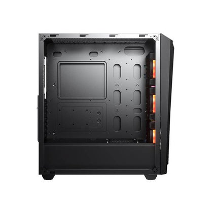 Cougar Mx660 T Mid-Tower Case With Transparent Front Panel And Clear Tempered Glass Left Panel