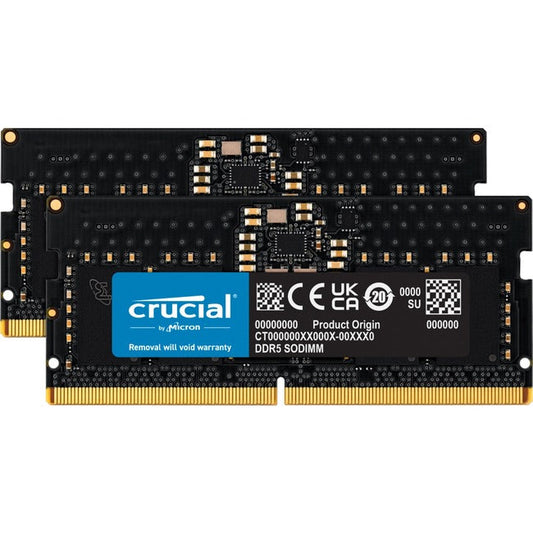 Crucial 16Gb Kit (2 X 8Gb) Ddr5-4800 Sodimm