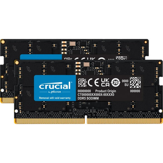 Crucial 32Gb Kit (2X16Gb) Ddr5-4800 Sodimm