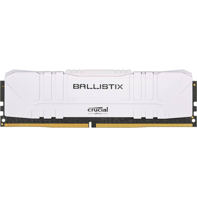 Crucial Ballistix Bl16G32C16U4W Ddr4-3200 16Gb/2Gx64 Cl16 Desktop Gaming Memory (White)