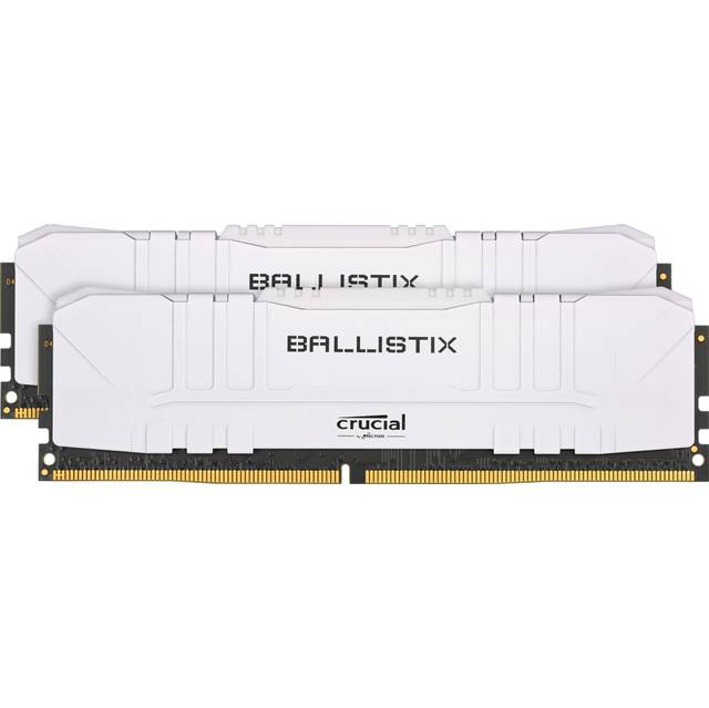 Crucial Ballistix Ddr4-2666 16Gb(2X 8Gb)/ 1G X 64 Cl16 Memory Kit (White)