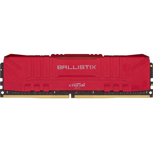 Crucial Ballistix Ddr4-3200 16Gb/2G X 64 Cl16 Desktop Gaming Memory (Red)