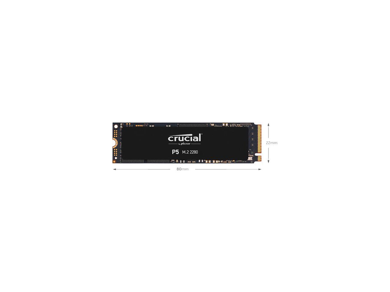 SSD interne Crucial P5 250 Go 3D Nand Nvme, jusqu'à 3 400 Mb/s