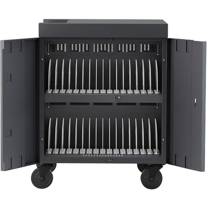 Cube Cart 16Ac 270Deg Doors,Features 270 Degree Door Blk Pumice