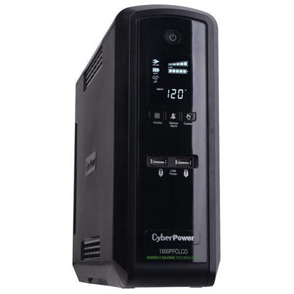 Cyberpower Cp1500Pfclcdtaa Uninterruptible Power Supply (Ups) 1.5 Kva 900 W 10 Ac Outlet(S)