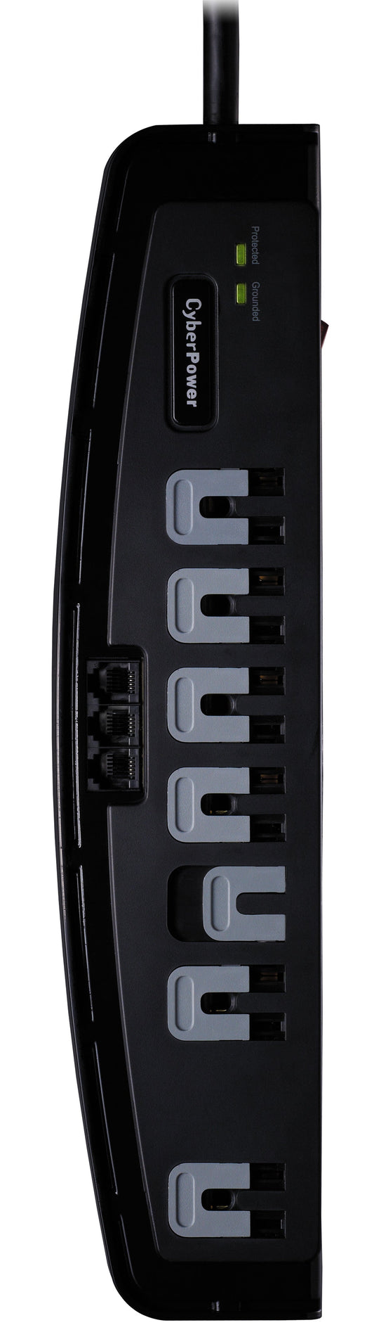 Cyberpower Csp706T Surge Protector Black 7 Ac Outlet(S) 125 V 1.8 M