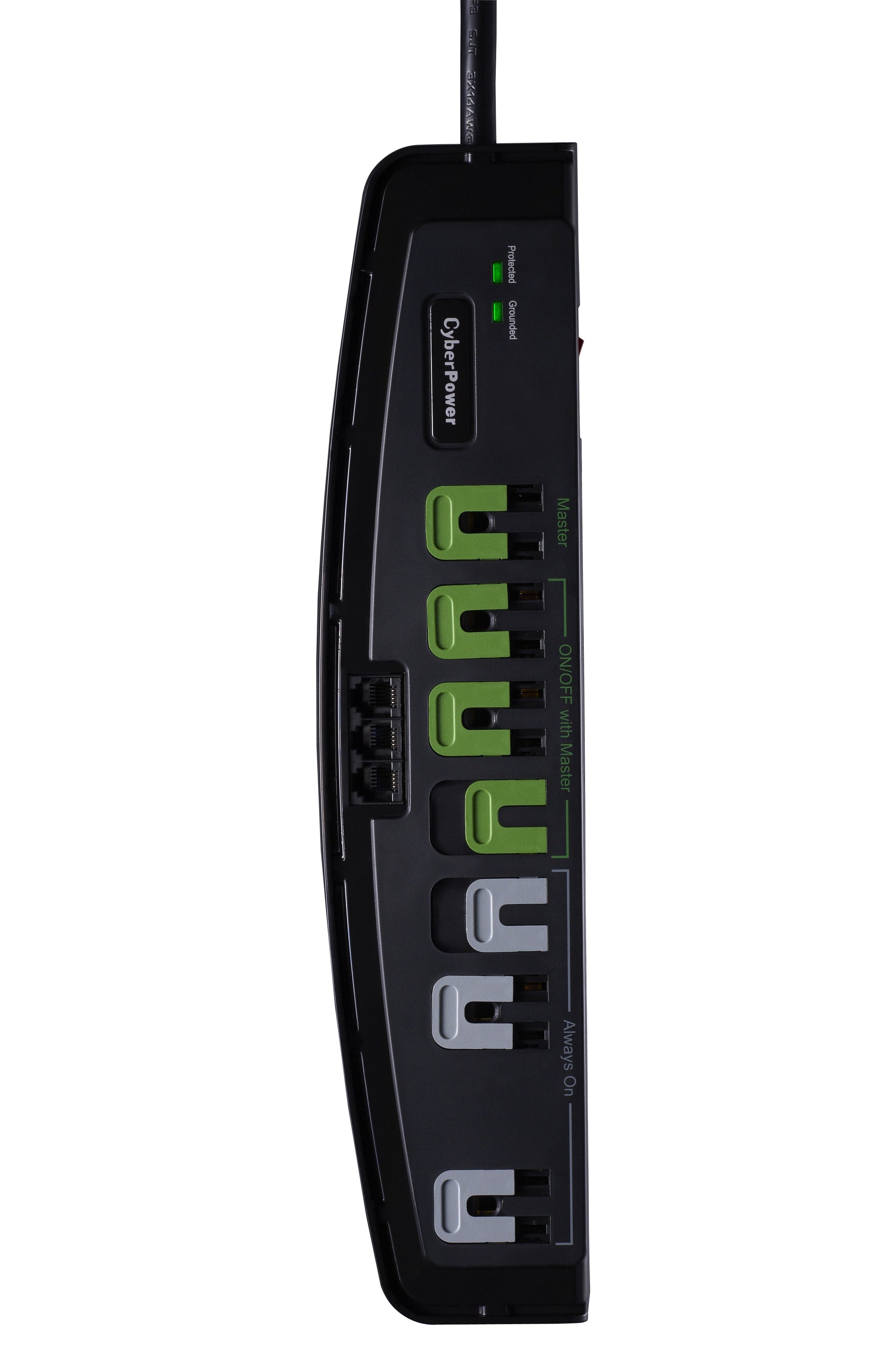 Cyberpower Csp706Tg Surge Protector Black 7 Ac Outlet(S) 125 V 1.8 M
