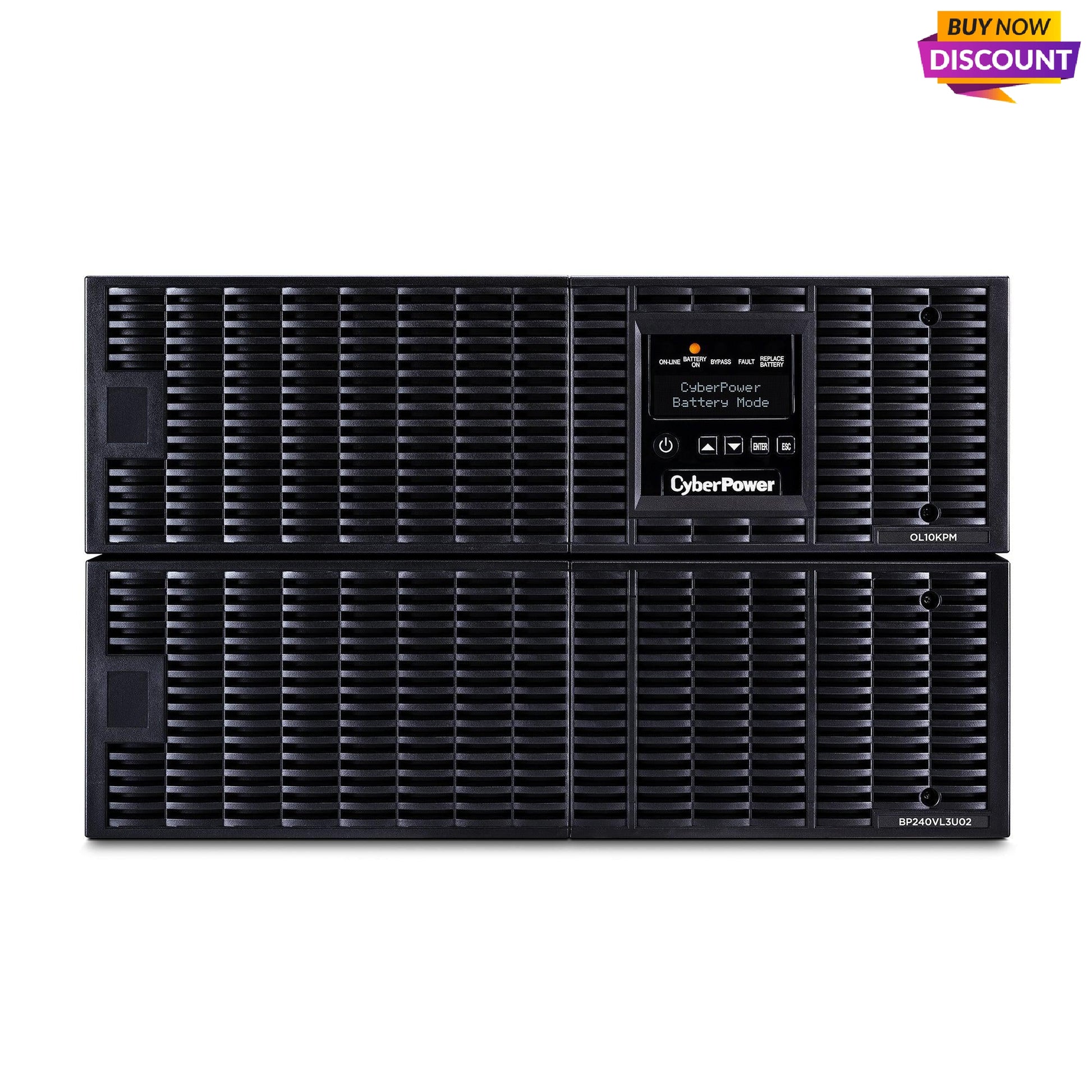 Cyberpower Ol10Krt Uninterruptible Power Supply (Ups) Double-Conversion (Online) 10 Kva 10000 W 4 Ac Outlet(S)