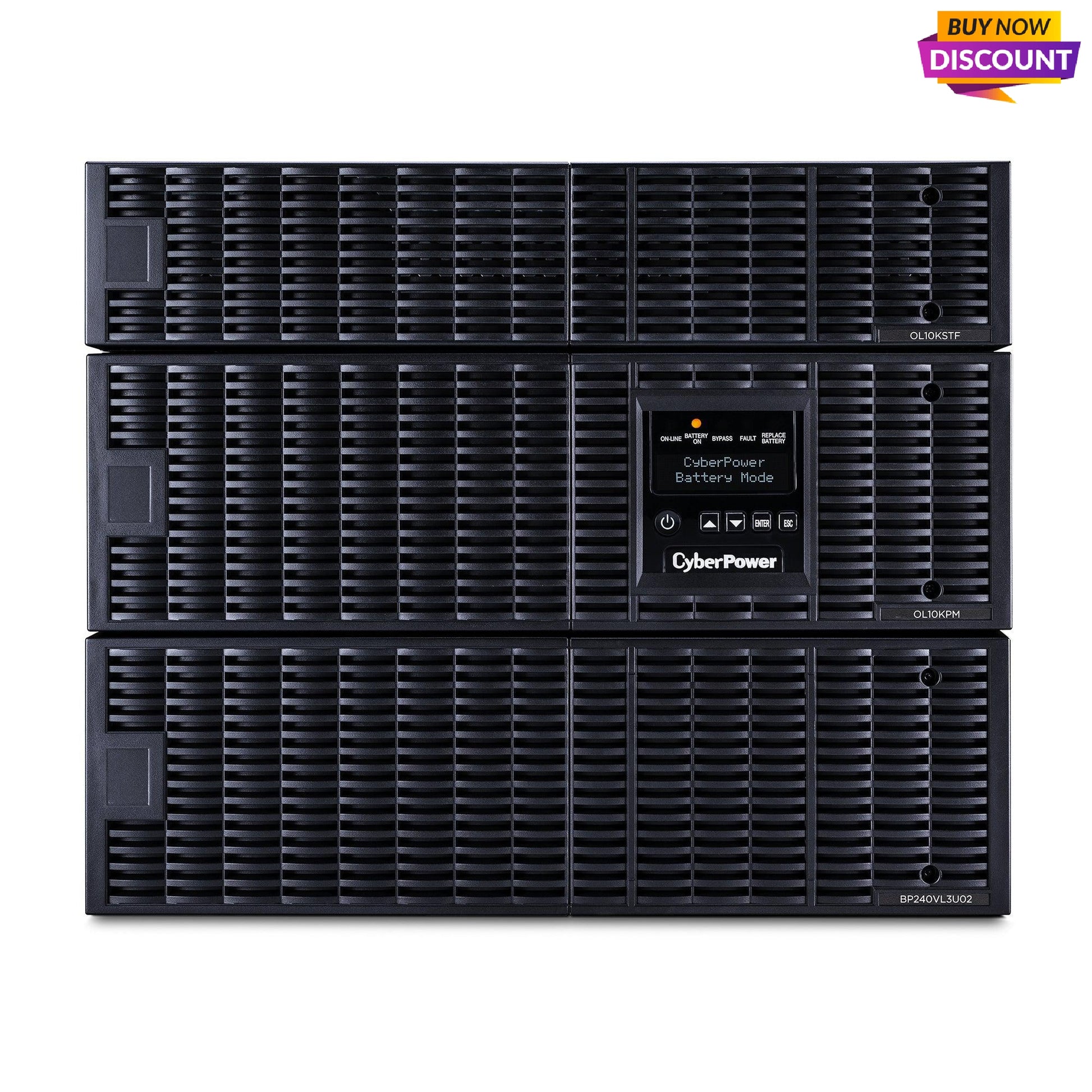 Cyberpower Ol10Krtf Uninterruptible Power Supply (Ups) Double-Conversion (Online) 10 Kva 10000 W 10 Ac Outlet(S)