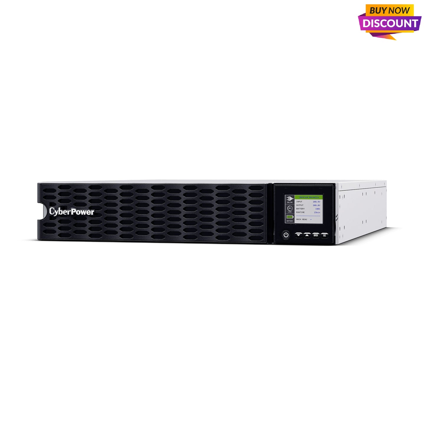 Cyberpower Ol5Krthd Uninterruptible Power Supply (Ups) Double-Conversion (Online) 5 Kva 5000 W 4 Ac Outlet(S)