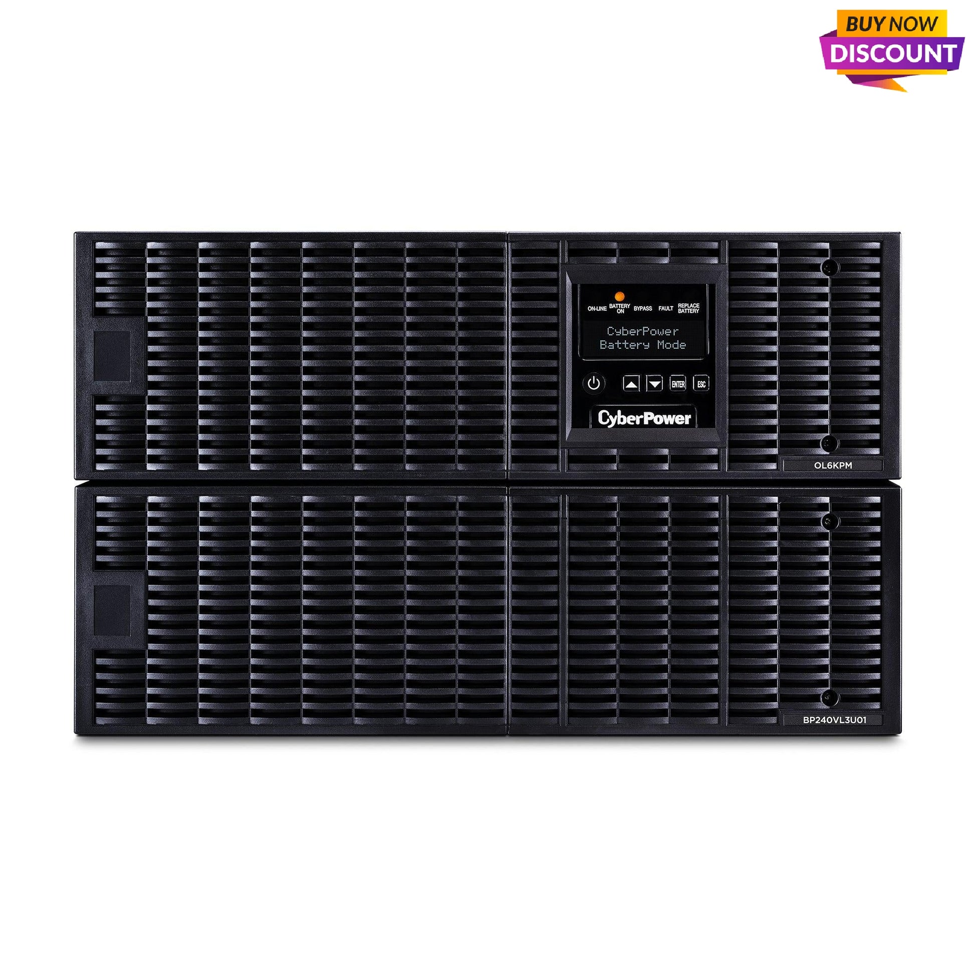 Cyberpower Ol6Krt Uninterruptible Power Supply (Ups) Double-Conversion (Online) 6 Kva 5400 W 4 Ac Outlet(S)