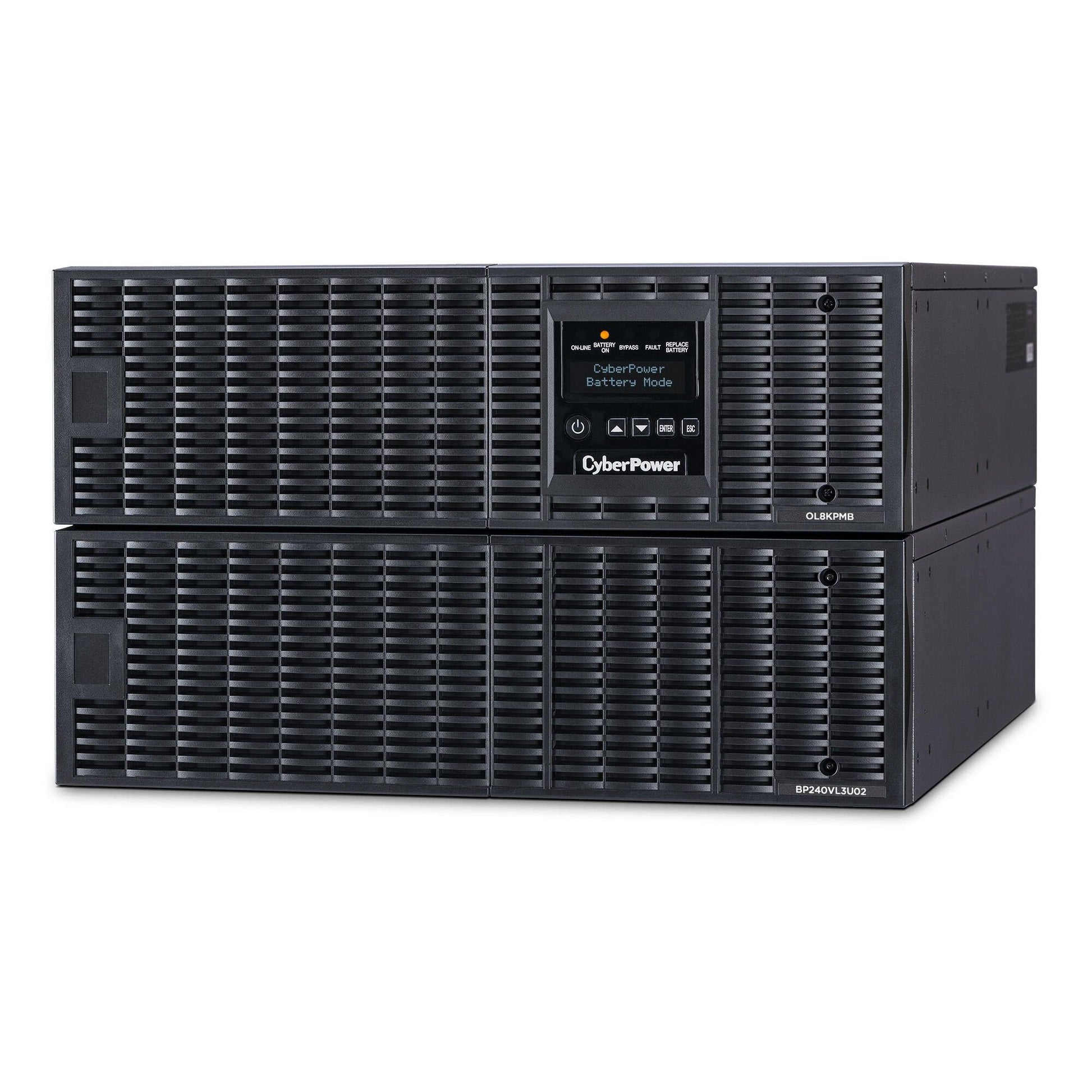 Cyberpower Ol8Krtmb Uninterruptible Power Supply (Ups) Double-Conversion (Online) 8 Kva 8000 W 7 Ac Outlet(S)