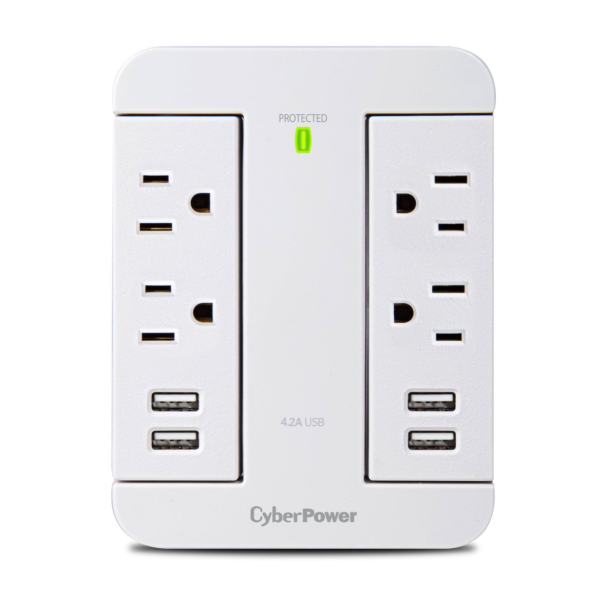 Cyberpower P4Wsu Surge Protector White 4 Ac Outlet(S) 125 V