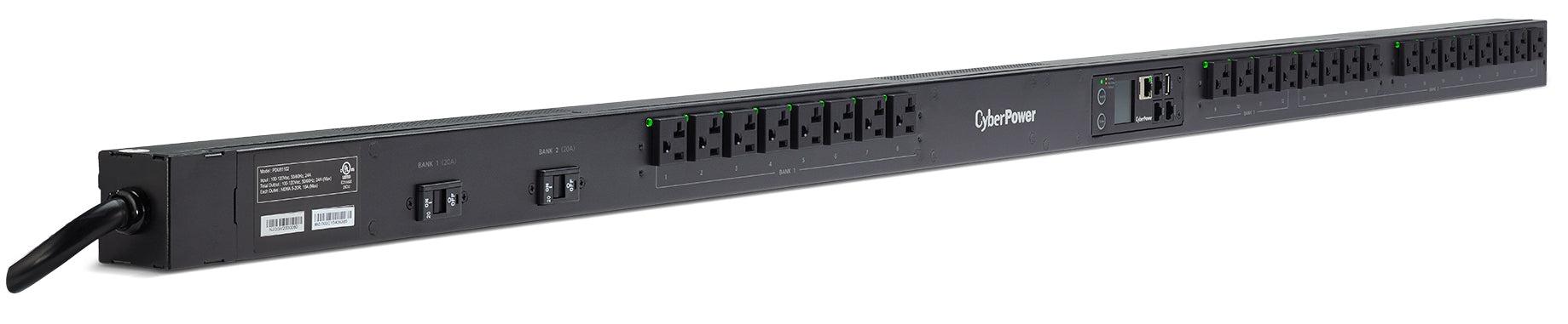 Cyberpower Pdu81102 Power Distribution Unit (Pdu) 24 Ac Outlet(S) 0U Black