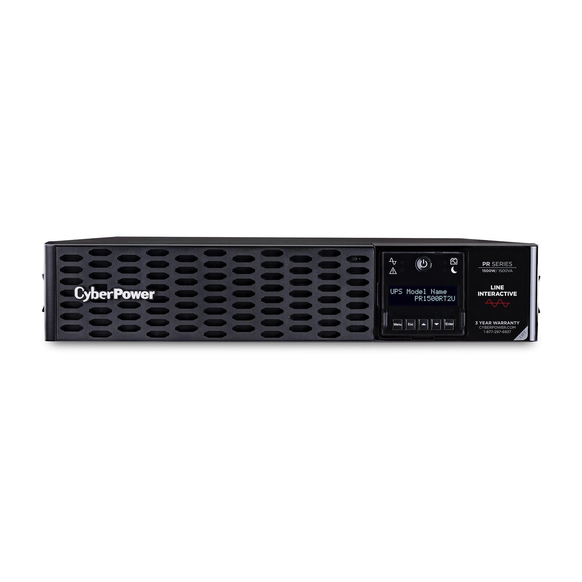 Cyberpower Pr1500Rt2U Uninterruptible Power Supply (Ups) Line-Interactive 1.5 Kva 1500 W 8 Ac Outlet(S)