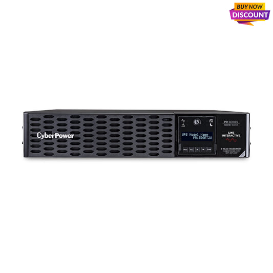 Cyberpower Pr1500Rt2Un Uninterruptible Power Supply (Ups) Line-Interactive 1.5 Kva 1500 W 8 Ac Outlet(S)