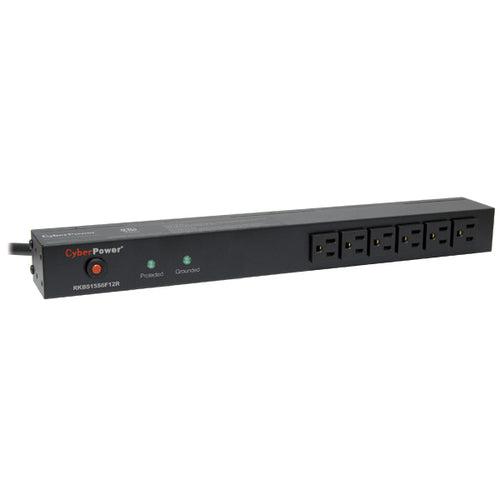 Cyberpower Rkbs15S6F8R Surge Protector Black 14 Ac Outlet(S) 120 V 4.57 M