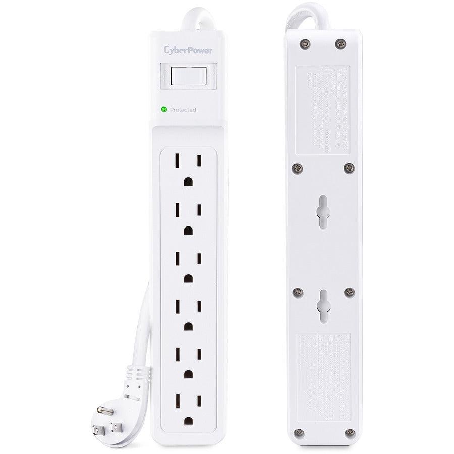 Cyberpower B615 Surge Protector White 6 Ac Outlet(S) 125 V