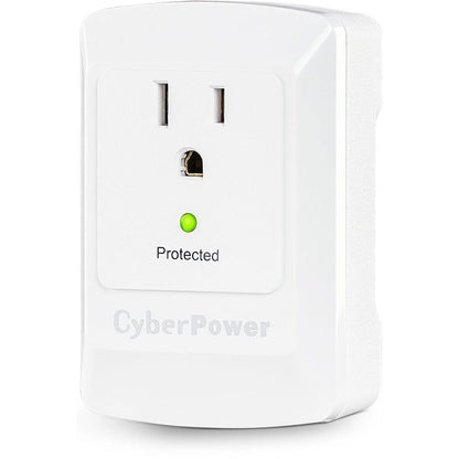 Cyberpower Csb100W Surge Protector White 1 Ac Outlet(S) 125 V