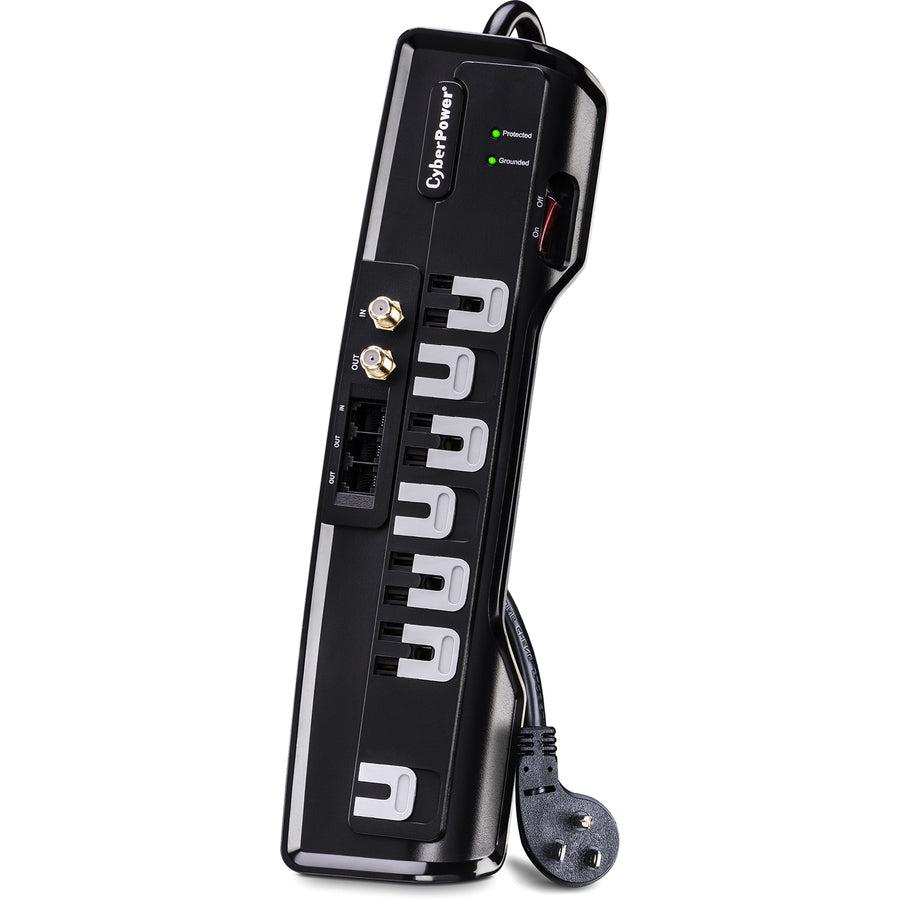 Cyberpower Csht706Tc Surge Protector Black 7 Ac Outlet(S) 125 V 1.8 M