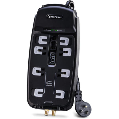 Cyberpower Csht808Tc Surge Protector Black 8 Ac Outlet(S) 125 V 2.4 M