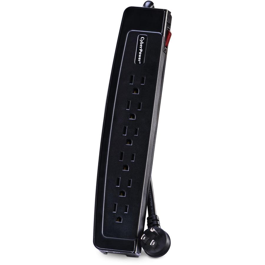 Cyberpower Csp604T Surge Protector Black 6 Ac Outlet(S) 125 V 1.2 M