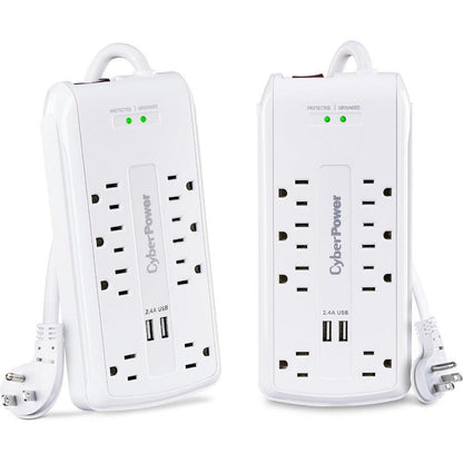 Cyberpower Csp806U Surge Protector White 8 Ac Outlet(S) 125 V 1.8 M