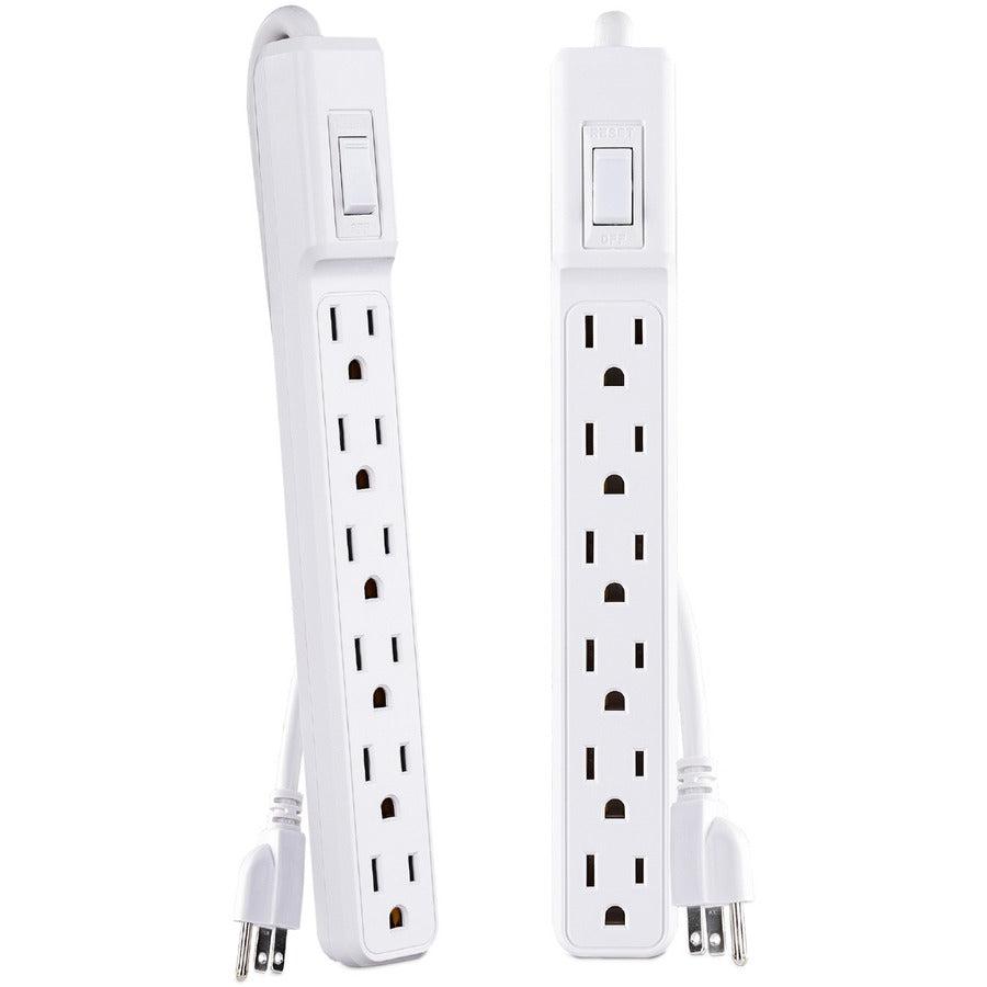 Cyberpower Mp1044Nn Power Extension 0.6 M 6 Ac Outlet(S) Indoor White