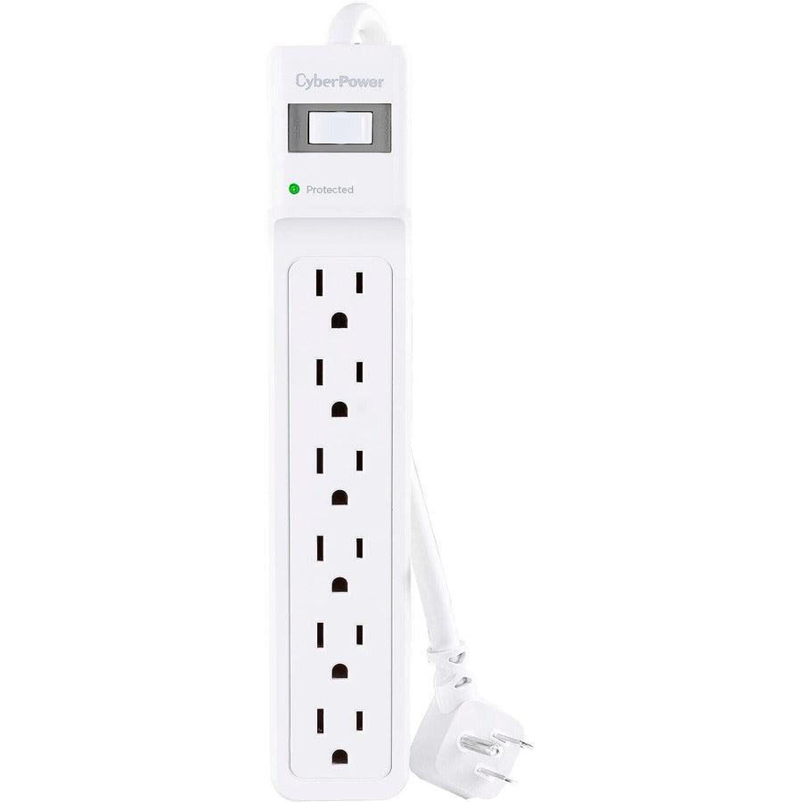 Cyberpower Mp1082Ss Surge Protector White 6 Ac Outlet(S) 125 V 0.8 M